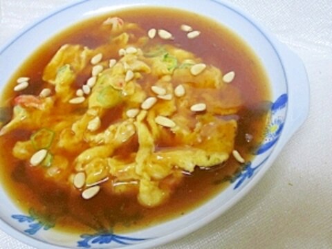 簡単なのに豪華な一皿☆　「中華風蟹玉」